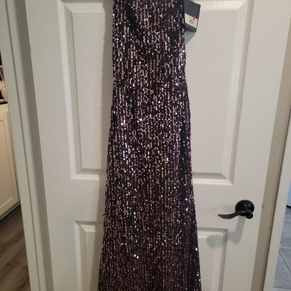 NWT MAC DUGGAL 26444 DRESS NWT IN BLACK ROSE SIZE 0 - Picture 9 of 9